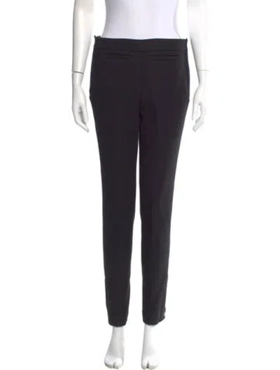 Pre-owned Chanel 2011 Straight Leg Pants In Black