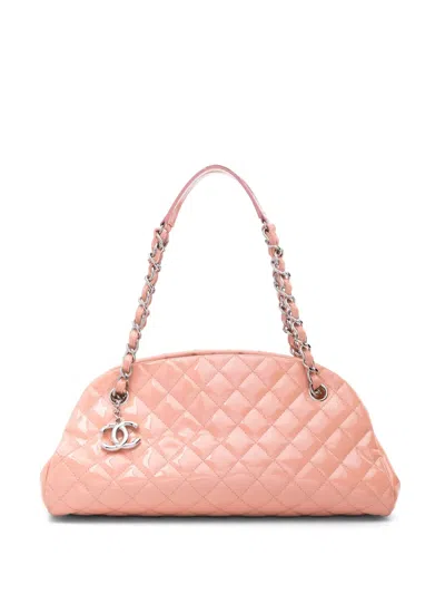 Pre-owned Chanel 2012-2013 Bowling Mademoiselle Handbag In Pink