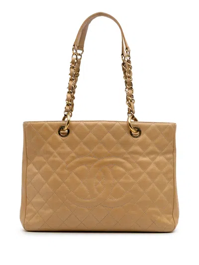 Pre-owned Chanel 2012-2013 Caviar Grand Shopping Tote Bag