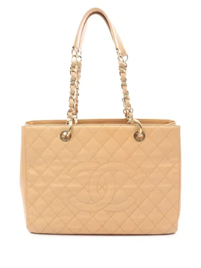 Pre-owned Chanel 2012-2013 Caviar Grand Shopping Tote Bag
