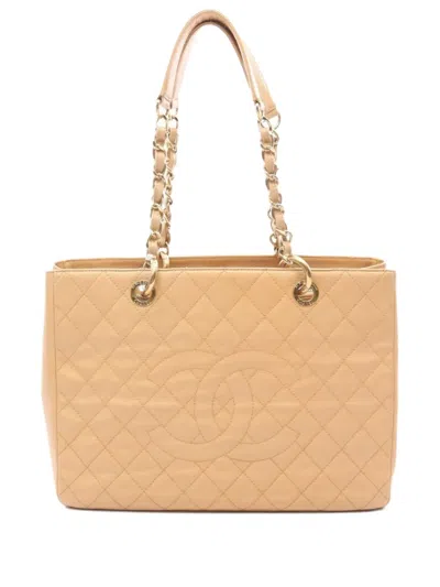 Pre-owned Chanel 2012-2013 Matelasse Grand Shopping Gst Chain Tote Bag