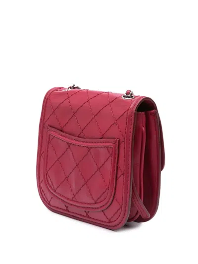 Pre-owned Chanel 2012-2013 Mini Stitched Calfskin Citizen Flap Crossbody Bag