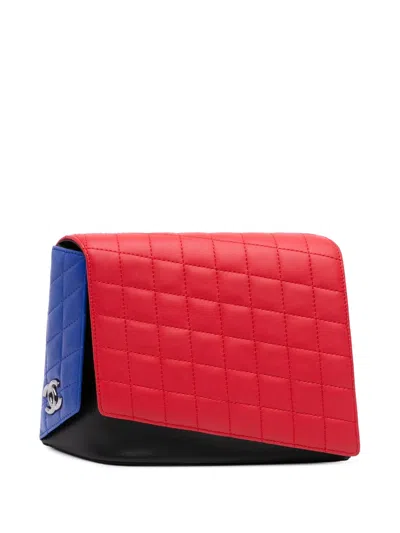 Pre-owned Chanel 2012-2013 Quilted Lambskin Fresh Air Clutch Bag In Black