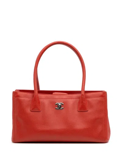 Pre-owned Chanel 2012-2013 Small Calfskin Executive Cerf Tote Bag