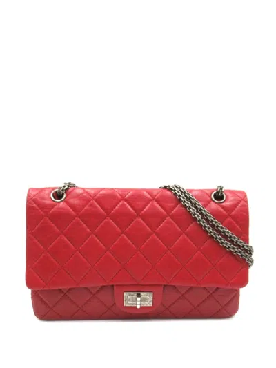 Pre-owned Chanel 2012 2.55 Shoulder Bag In Red