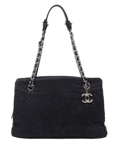Pre-owned Chanel 2012 Camellia Canvas Shoulder Bag