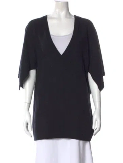 Pre-owned Chanel 2012 Cashmere Sweater In Black