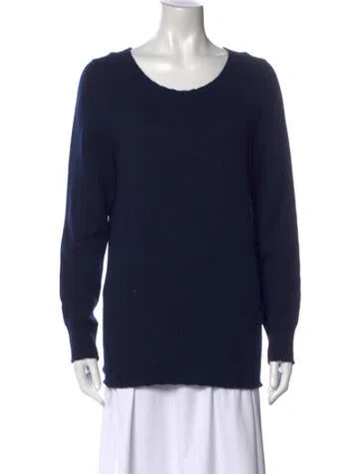 Pre-owned Chanel 2012 Cashmere Sweater In Blue