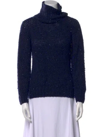 Pre-owned Chanel 2012 Cashmere Sweater In Blue