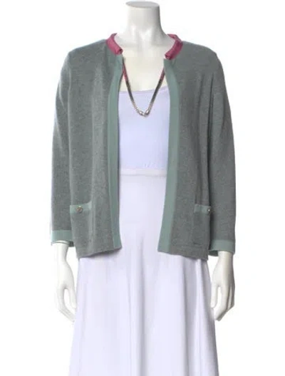 Pre-owned Chanel 2012 Cashmere Sweater In Gray