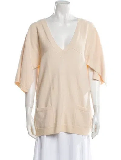 Pre-owned Chanel 2012 Cashmere Sweater In Neutral