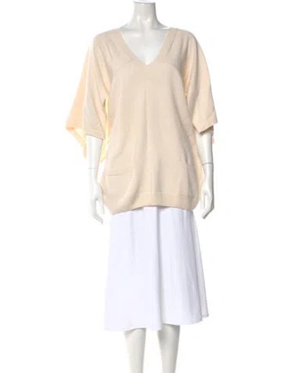 Pre-owned Chanel 2012 Cashmere Sweater In Neutral
