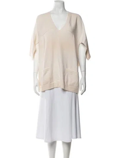 Pre-owned Chanel 2012 Cashmere Sweater In Neutrals