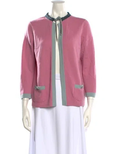 Pre-owned Chanel 2012 Cashmere Sweater In Pink