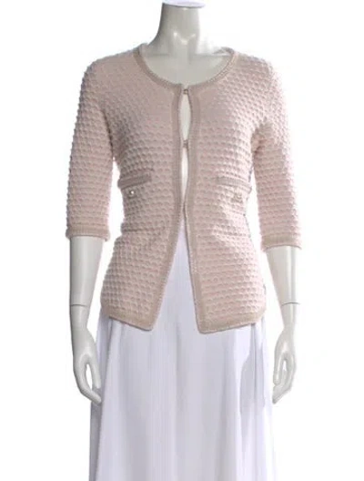 Pre-owned Chanel 2012 Cashmere Sweater In Pink
