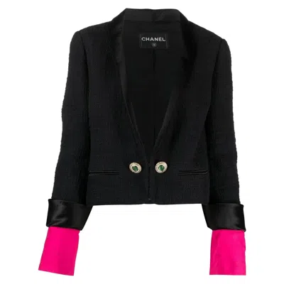 Pre-owned Chanel 2012  Paris-bombay Metiers D Art Black Cotton Boucle Jacket