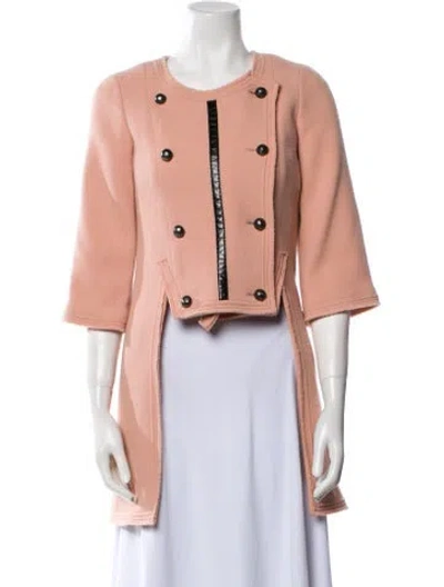 Pre-owned Chanel 2012 Coat In Pink