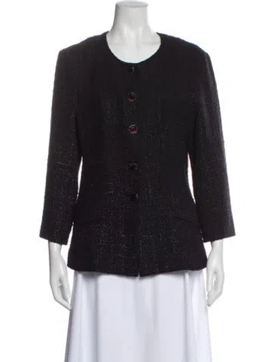 Pre-owned Chanel 2012 Evening Jacket In Purple