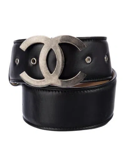Pre-owned Chanel 2012 Interlocking Cc Logo Belt In Multi
