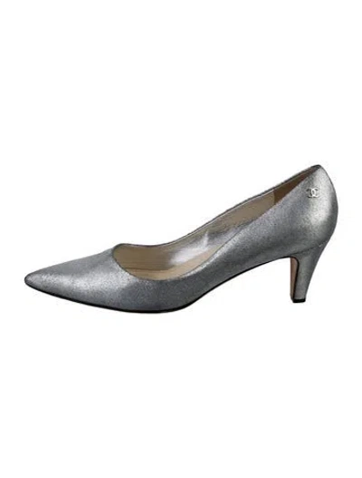 Pre-owned Chanel 2012 Interlocking Cc Logo Pumps