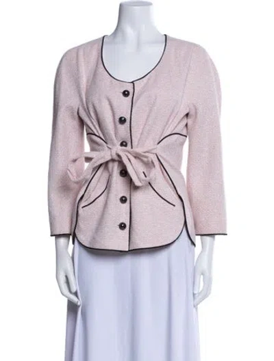 Pre-owned Chanel 2012 Jacket In Pink