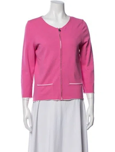 Pre-owned Chanel 2012 Jacket In Pink
