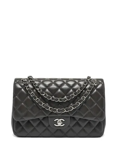 Pre-owned Chanel 2012 Jumbo Double Flap Shoulder Bag