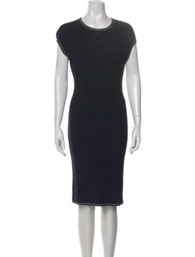 Pre-owned Chanel 2012 Knee-length Dress In Black