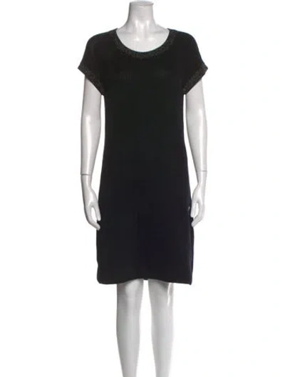 Pre-owned Chanel 2012 Knee-length Dress In Black