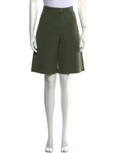 Pre-owned Chanel 2012 Knee-length Shorts In Green