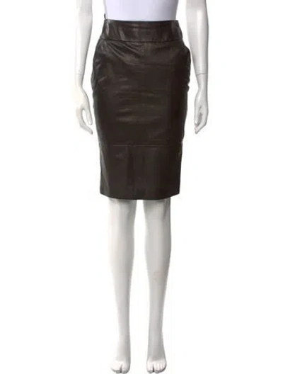 Pre-owned Chanel 2012 Knee-length Skirt In Black
