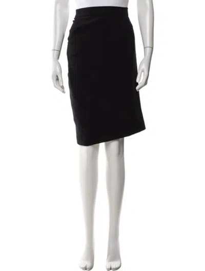Pre-owned Chanel 2012 Knee-length Skirt In Black