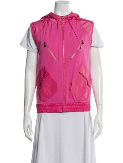 Pre-owned Chanel 2012 Leather Vest In Pink