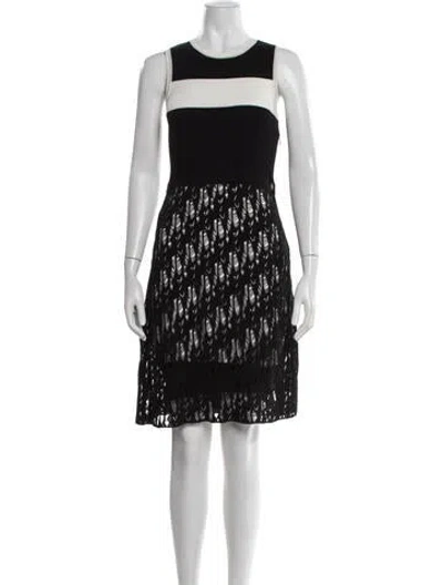 Pre-owned Chanel 2012 Mini Dress In Black