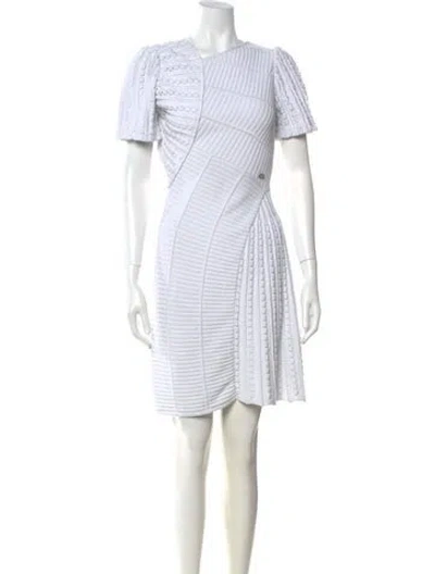 Pre-owned Chanel 2012 Mini Dress In Grey
