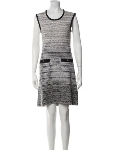 Pre-owned Chanel 2012 Mini Dress In Grey