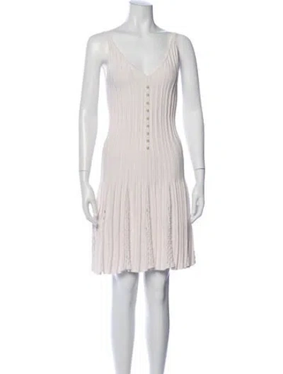 Pre-owned Chanel 2012 Mini Dress In Pink