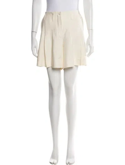 Pre-owned Chanel 2012 Mini Shorts In Neutral