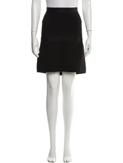Pre-owned Chanel 2012 Mini Skirt In Black