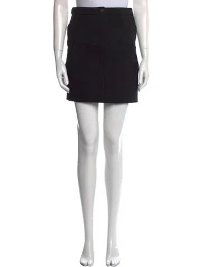 Pre-owned Chanel 2012 Mini Skirt In Black