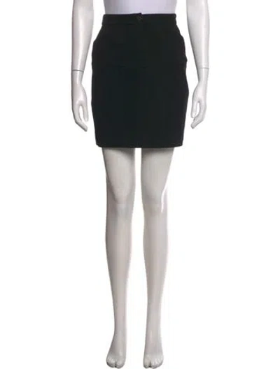 Pre-owned Chanel 2012 Mini Skirt In Black