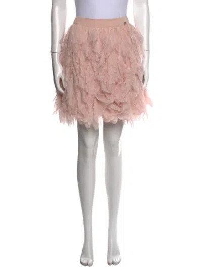 Pre-owned Chanel 2012 Mini Skirt In Pink