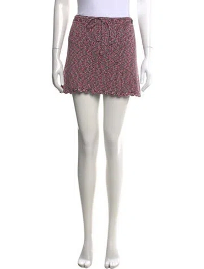Pre-owned Chanel 2012 Mini Skirt In Pink