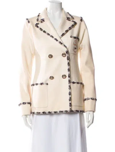 Pre-owned Chanel 2012 Paris-bombay Blazer In Neutral