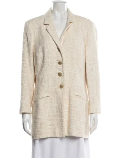 Pre-owned Chanel 2012 Paris-bombay Blazer In Neutrals
