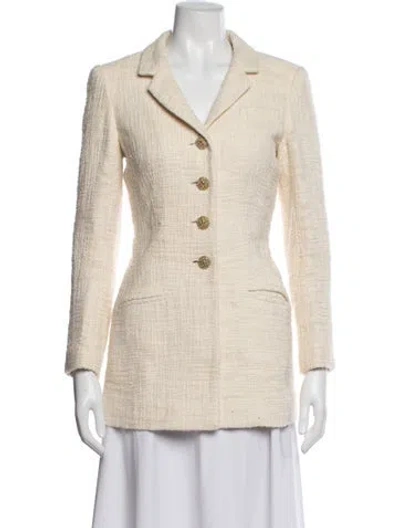 Pre-owned Chanel 2012 Paris-bombay Blazer In Neutrals