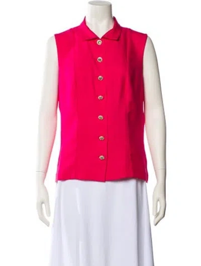 Pre-owned Chanel 2012 Paris-bombay Blouse In Pink