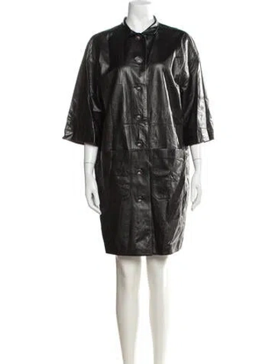 Pre-owned Chanel 2012 Paris-bombay Coat In Black