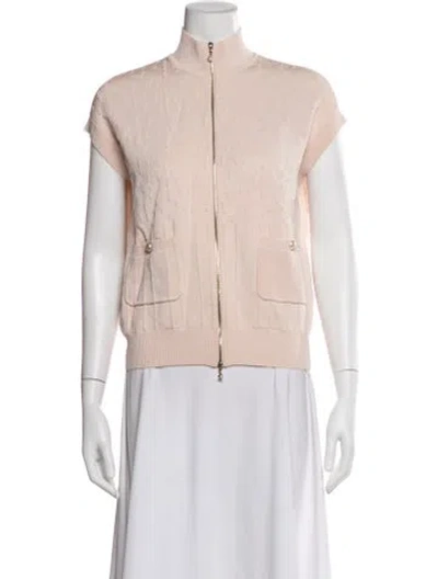 Pre-owned Chanel 2012 Patterned Jacket In Pink