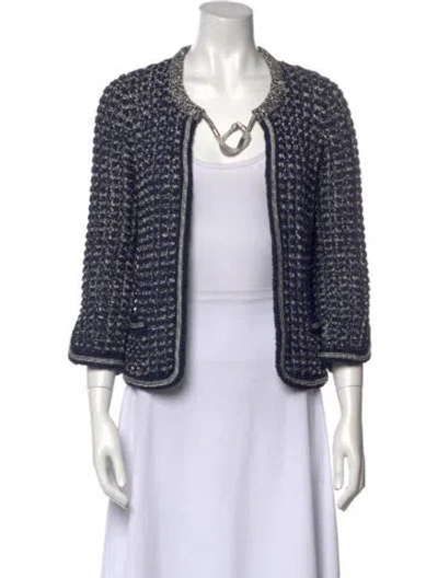 Pre-owned Chanel 2012 Printed Sweater In Multi